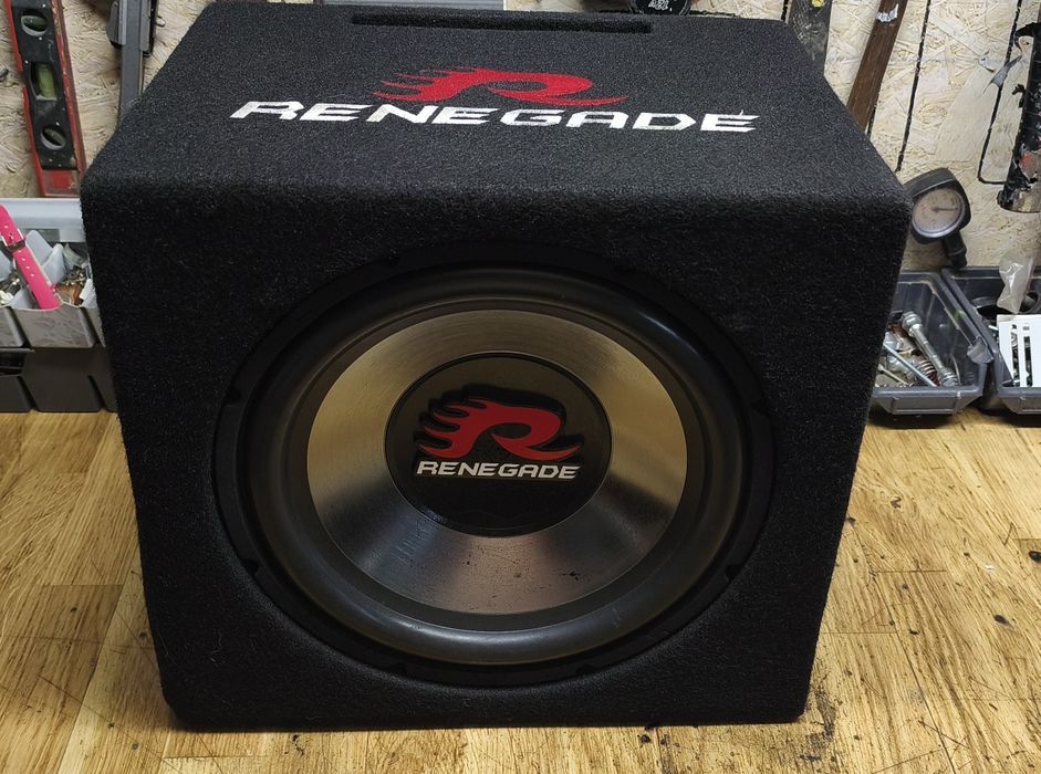 Skrzynia basowa Renegade RXV1200 , 300w rms 4ohm , 30cm 12" , bass reflex , tuba , subwoofer subufer niskotonowy