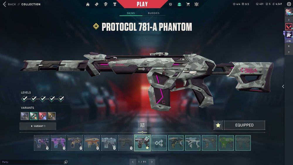 Valorant аккаунт | 59 скінів | топ ножі + VCT Champions 2024