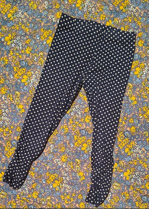 Legginsy bawełniane w kropeczki Lupilu roz. 86-92