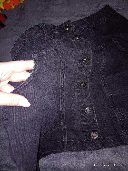 Джинсова спідничка міні