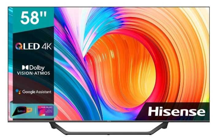 TV HISENSE 58A72GQ (QLED - 58'' - 147 cm - 4K Ultra HD - Smart TV)