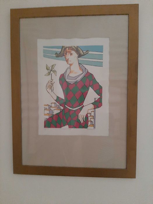 Serigrafia de Rogério Freitas Homengem a Picasso