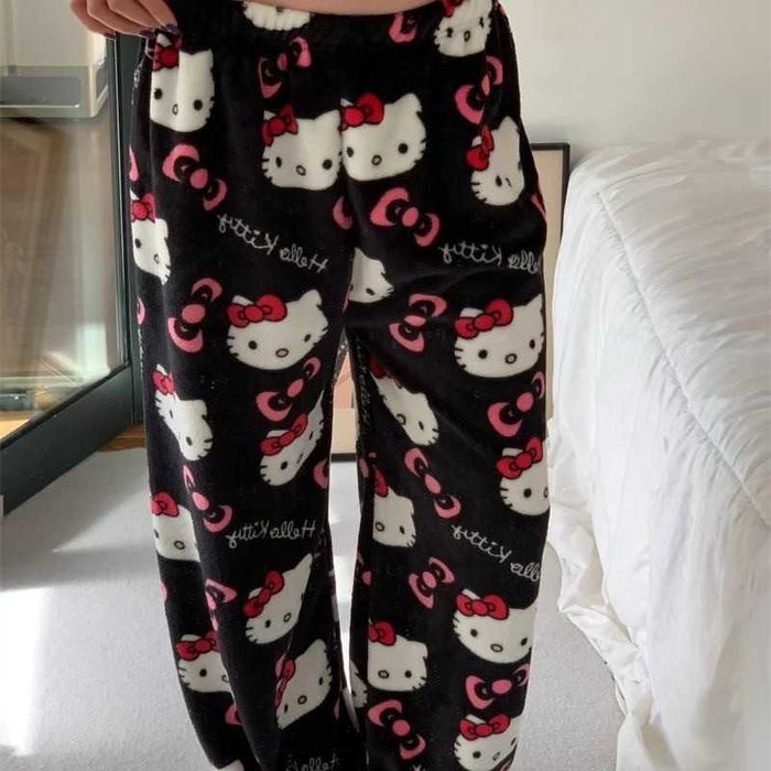 Штани хелов Кітті,y2k,трендові штани/піжама