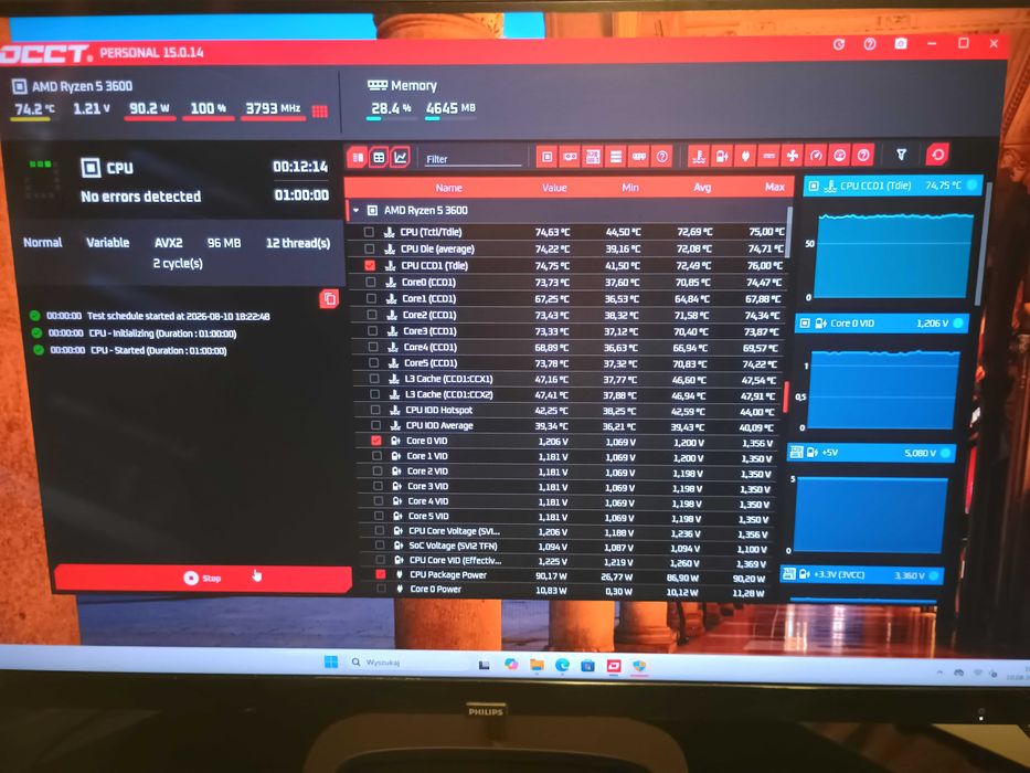 MSI B450-A PRO MAX, Ryzen R5 3600, Fortis 3, 16GB DDR4 3200, BeQuiet 600W