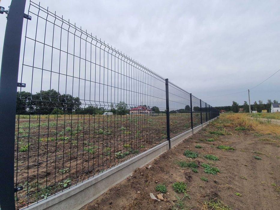 Kompletne systemy ogrodzeniowe Ø4,0 mm o H 1230 mm + podmurówka