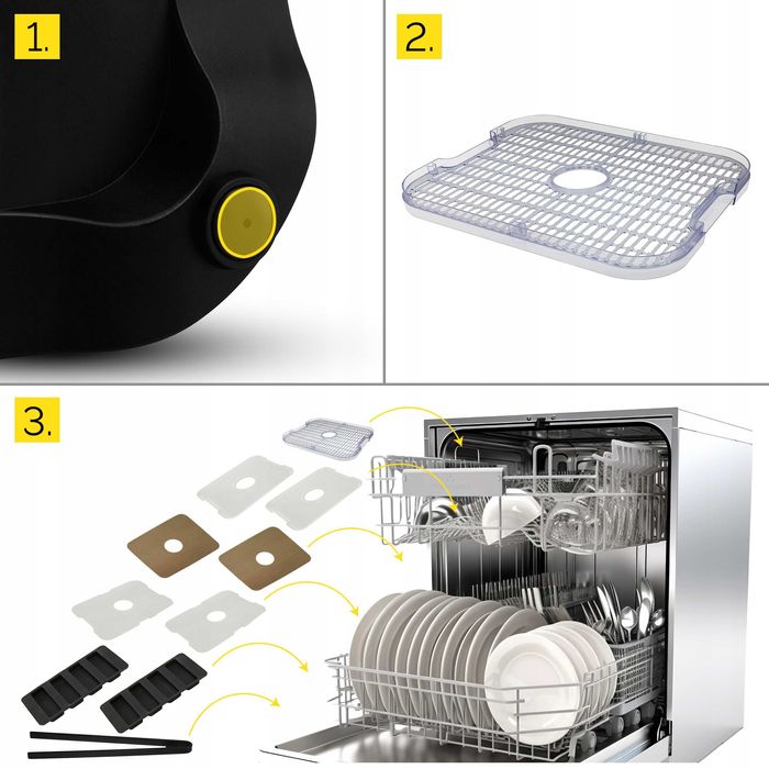 10w1 duża suszarka do grzybów owoców ziół yoer 450w inox timer +6