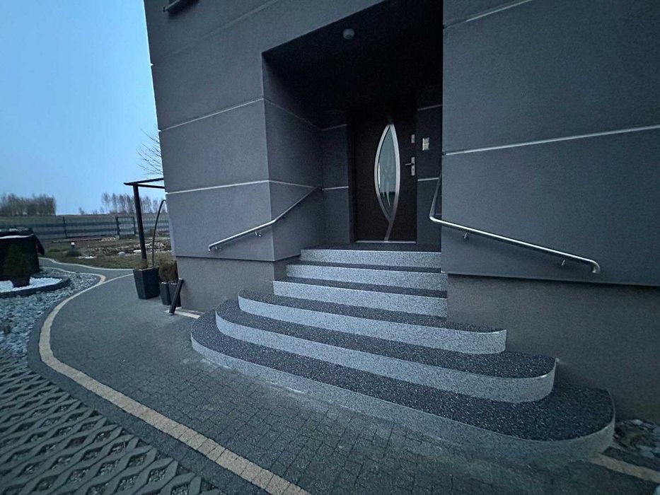 Remonty schodów wejściowych w 1 dzień ! Kamienny Dywan, żywica .