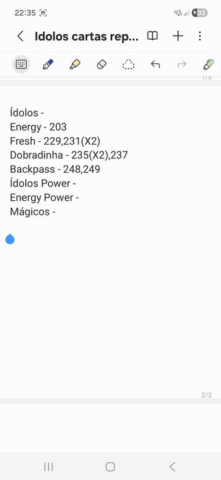 Troca Idolos Cartas Panini