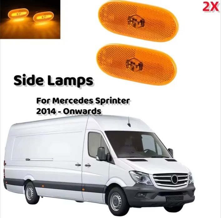 Боковий габарит фонарь LED  Sprinter W906 W907 W910