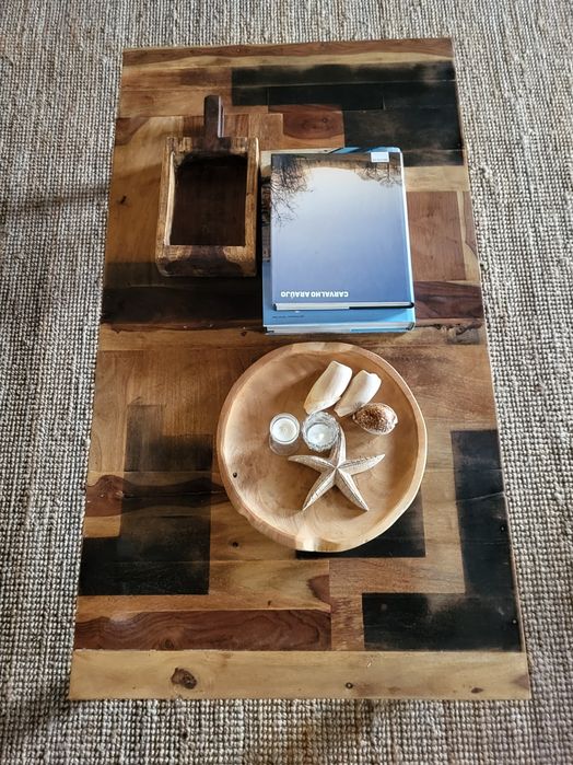 mesa, cabeceira, apoio, centro, area, rustico