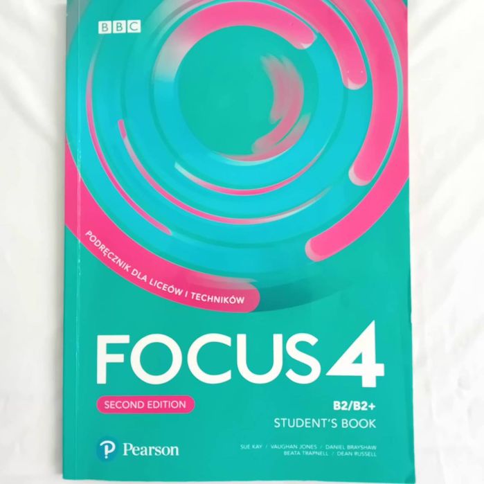 Focus 4 - podręcznik do angielskiego + nieużyty kod audio - stan bardzo dobry