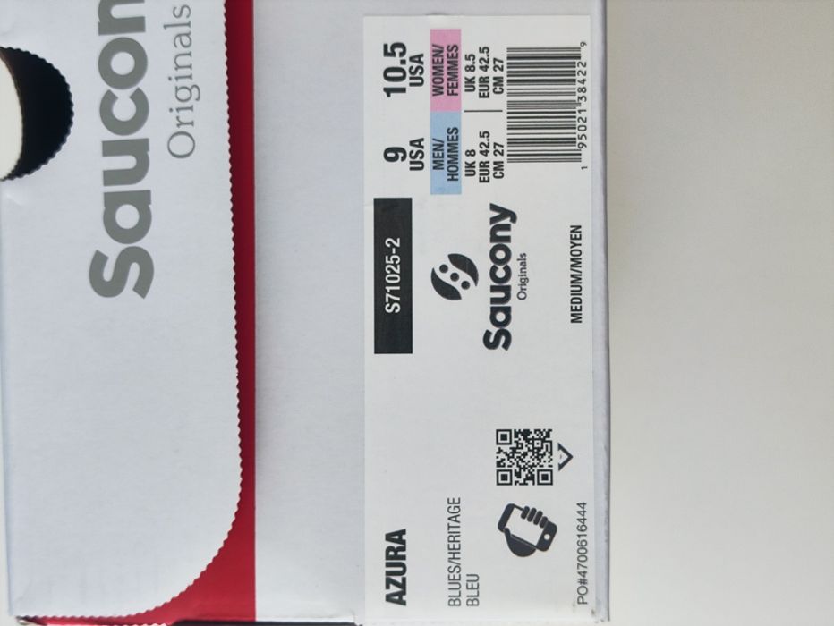 Sneakersy męskie Saucony Azura EU42.5