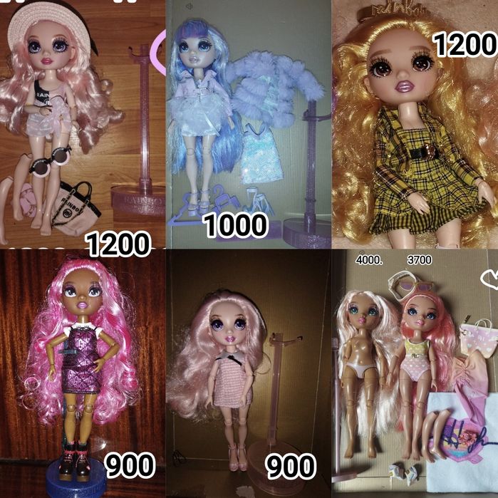 Rainbow high лялька шарнірна рейнбов колекційна сша mga lol рейбов