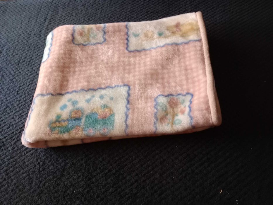 Manta, cobertor e agasalho - para berço, carrinho ou colo 80 x 88 cm