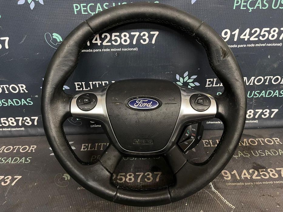 Volante usado pele com airbag FORD C-MAX II
