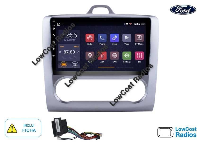 Auto Rádio ANDROID 15 - FORD FOCUS 9 Polegadas • GPS • BLUETOOTH • USB