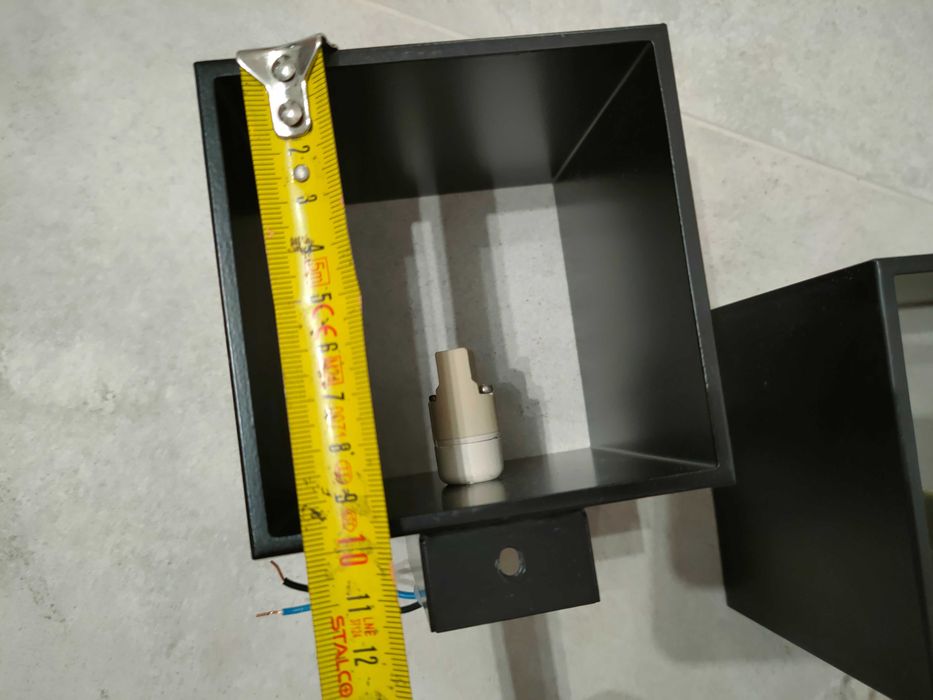 Lampa ścienna QUAD SL.0057 czarna Sollux Lighting