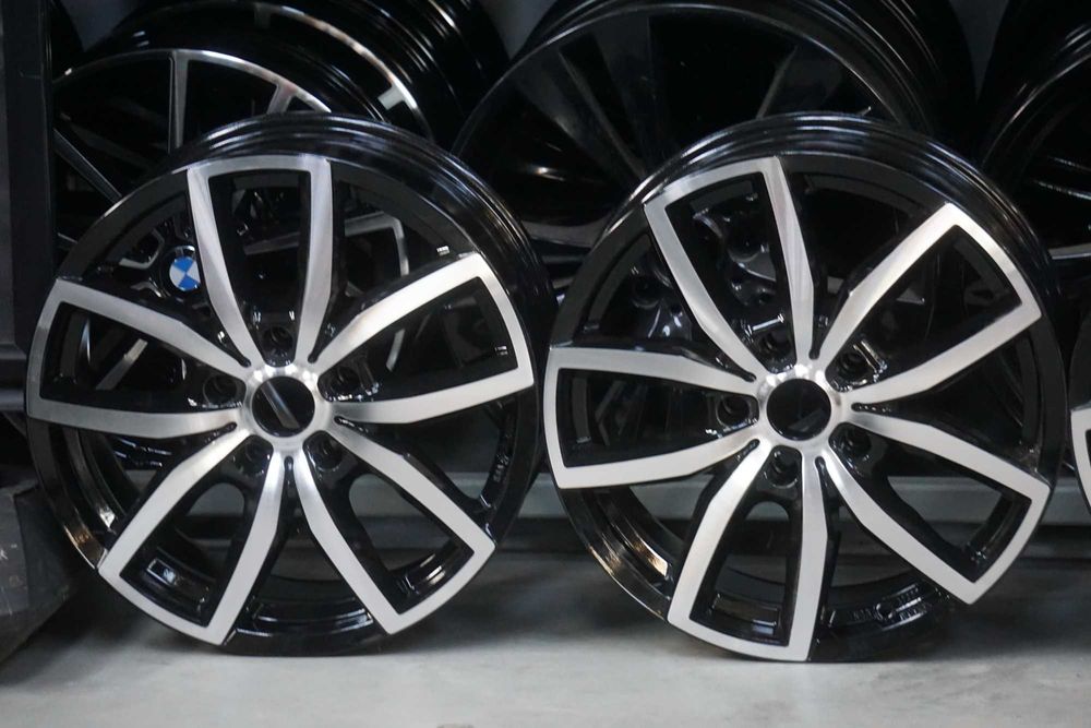 Alufelgi Dezent Germany 5x127 8Jx18 et45 cb71,6 czarne i front cnc