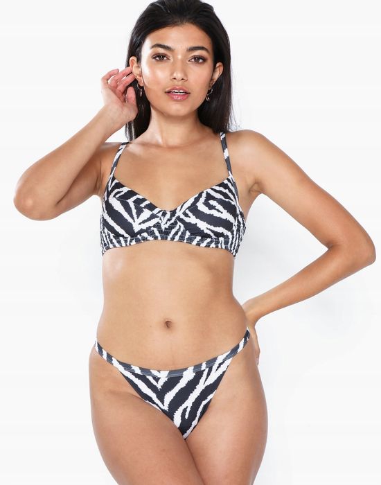 Nelly Góra Od Stroju Bikini Top Zebra 70 C