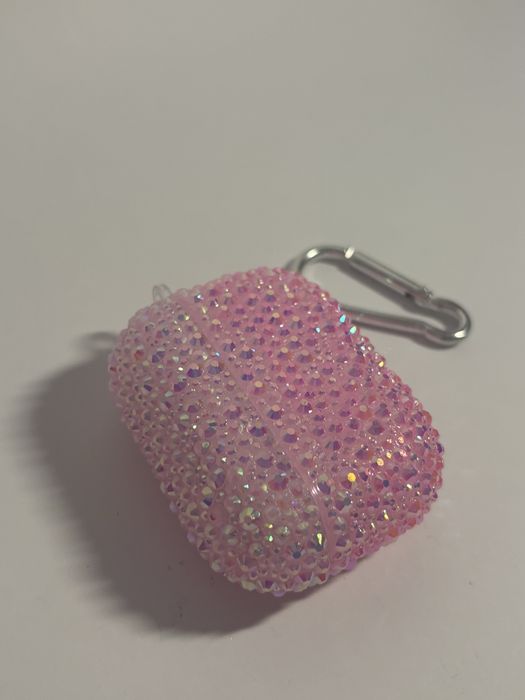 Etui do AirPods Pro 2 z kryształkami – Jasny róż / Luxury Glamour