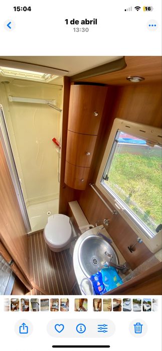 Autocaravana , em Albufeira 2012 , Rapido 776 FF , perfilada , 95000 km fiat ducato