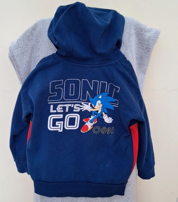 Bluza z kapturem Sonic dla chło0ca rozm.116