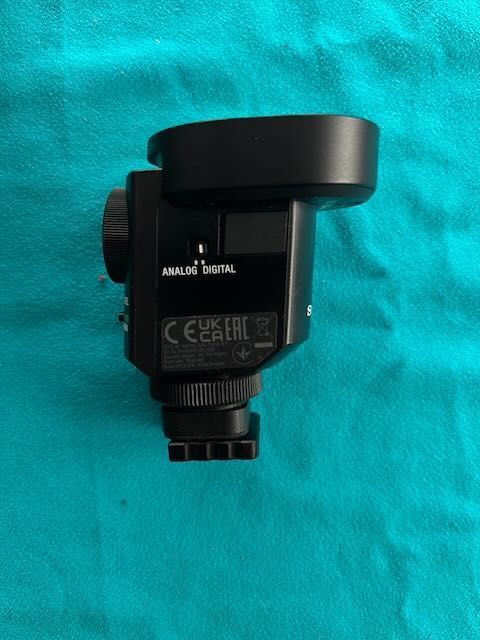 Microfone Sony ECM-M1 para camera.