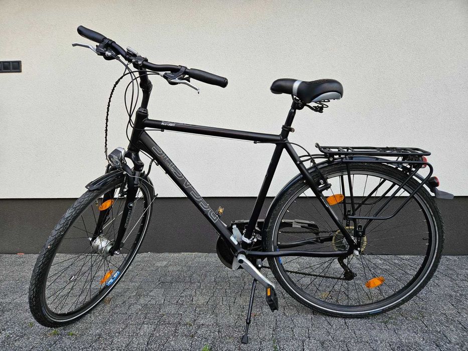 Rower męski trekkingowy Pegasus Solero aluminowy lekki shimano DEORE SR Suntour LED koła 28 cali rozmiar ramy 54cm