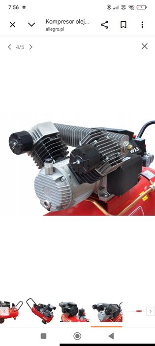 Gwarancja Sprężarka kompresor Shamal HD65DV 330 l/min LT 50 10 BAR
