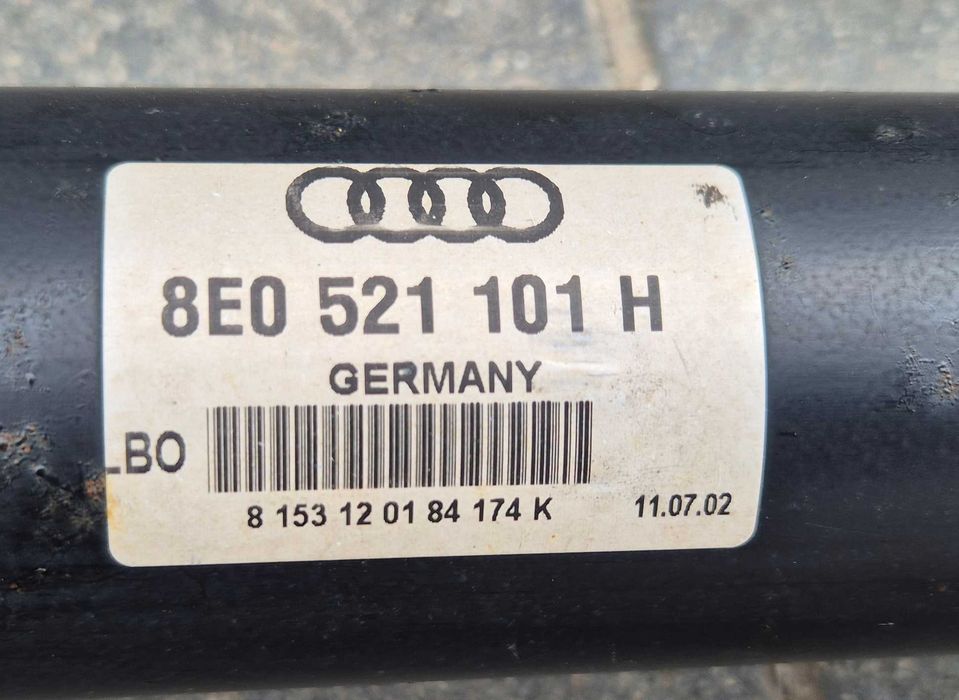 Wał napędowy Audi A4 B6 B7