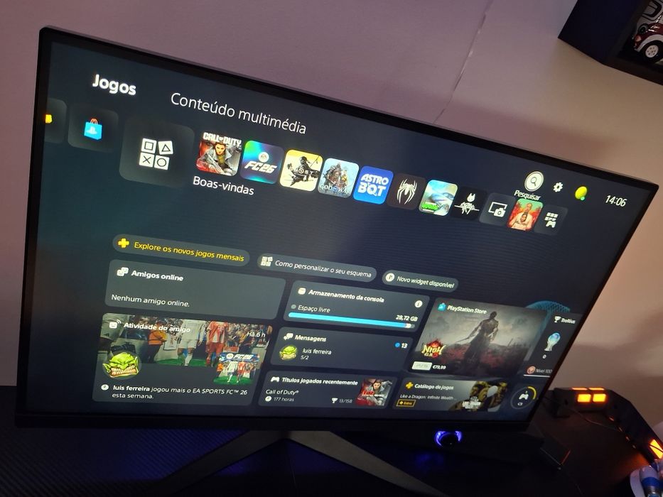 Vendo setup ps5 slim digital com leitor , ler descricao