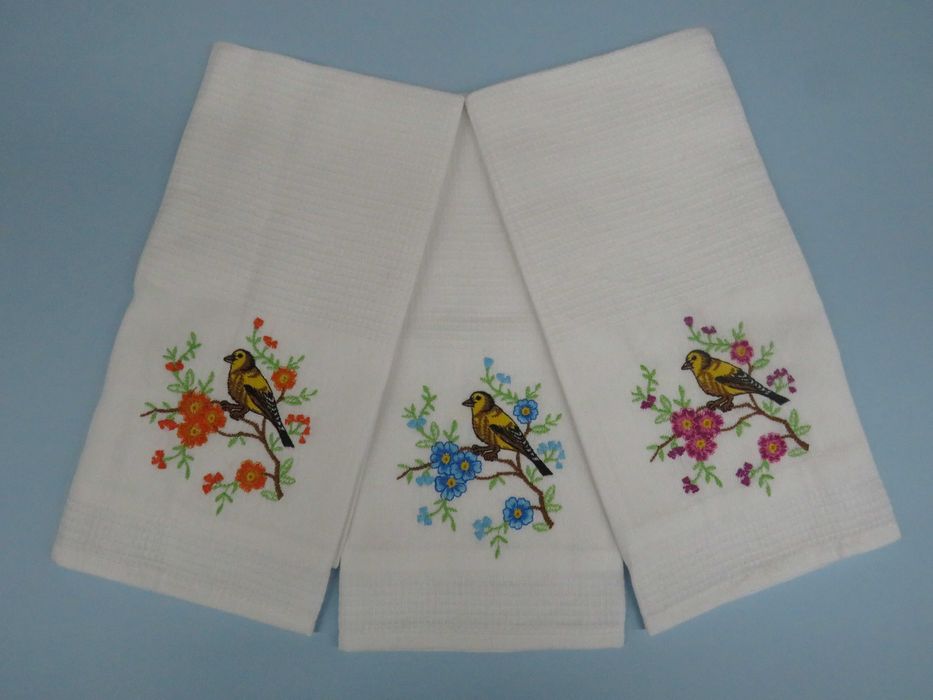 Panos cozinha bordados