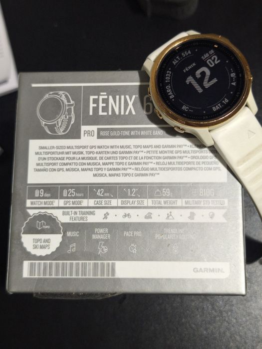 Garmin Fenix 6s pro Rose Gold