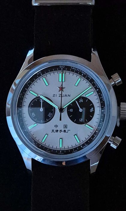 Zegarek, chronograf Red Star Heritage Chronograph Pilot 1963, 43mm