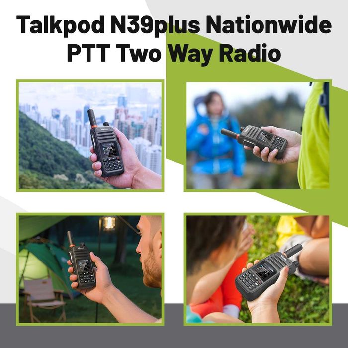 Talkpod N39plus, szybki radiotelefon, nieograniczony zasięg, radiotelefon PoC