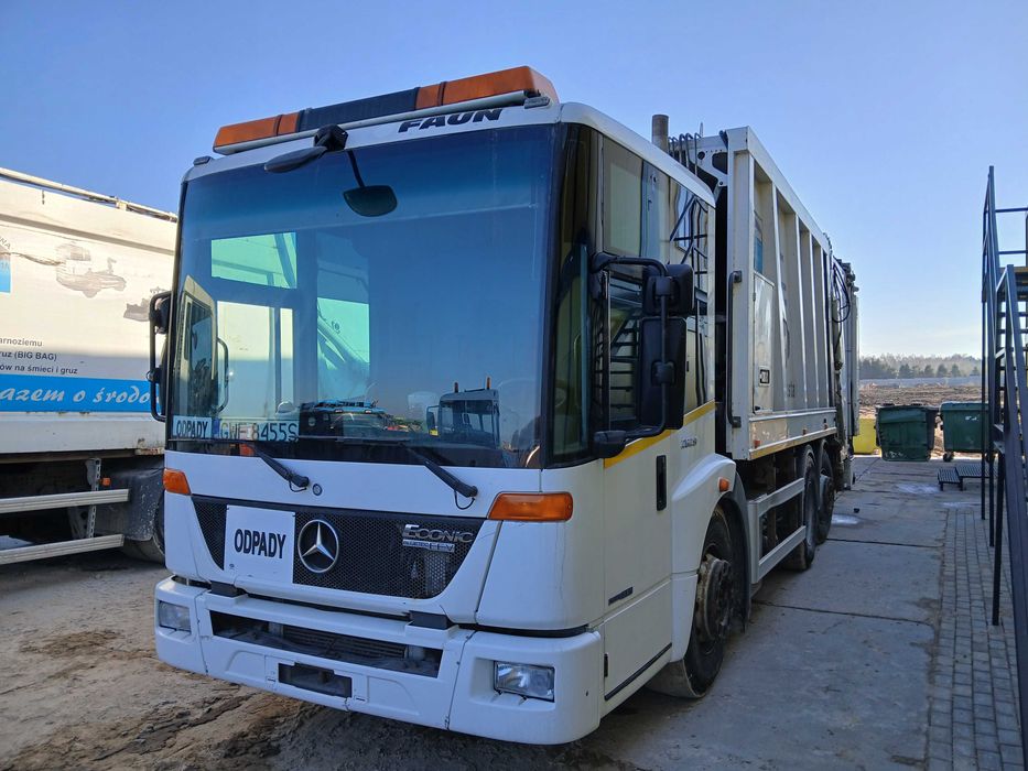 ŚMIECIARKA Mercedes BENZ ECONIC 2629 dwukomorowa.