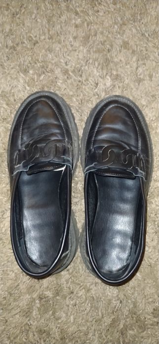 Туфлі шкіряні, чорні