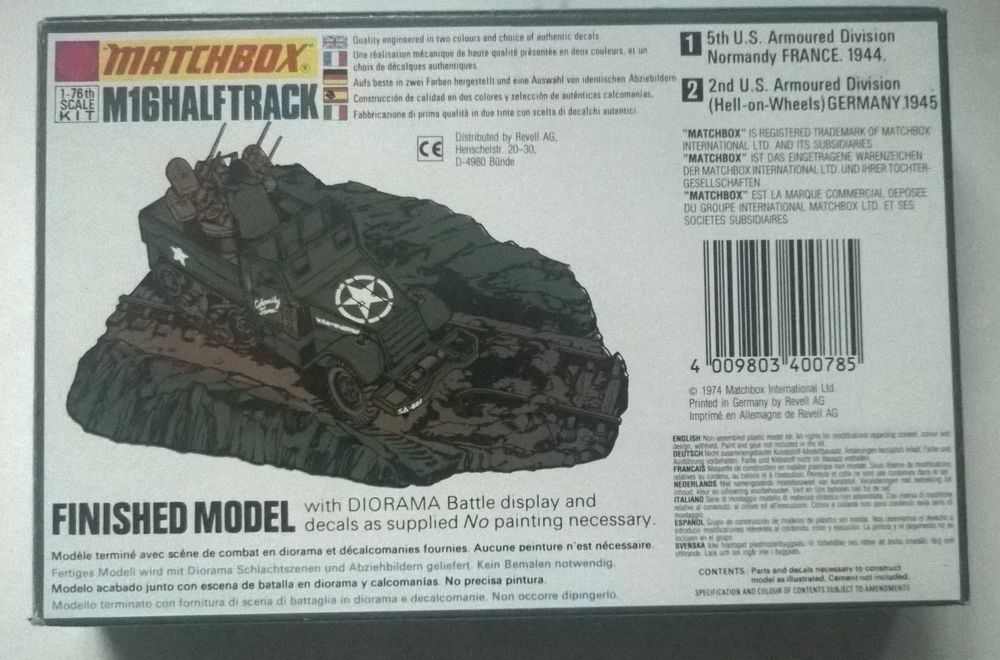 M16 Halftrack-Matchbox 1:76