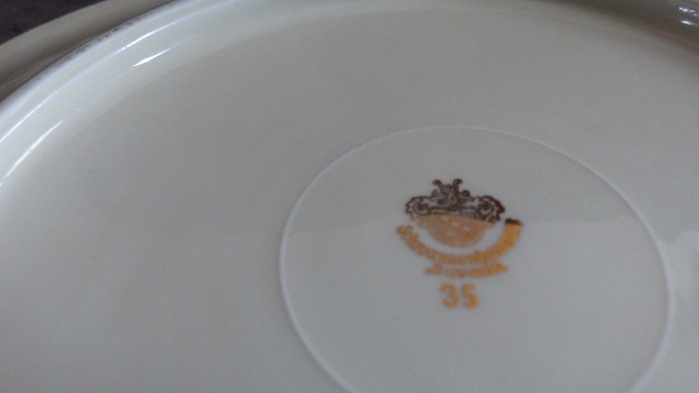 duży talerz dekorowany niemiecka porcelana