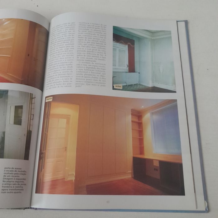 Livro Casas antes & depois