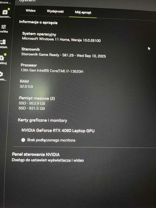 Gigabyte G6 i7 32gb ram