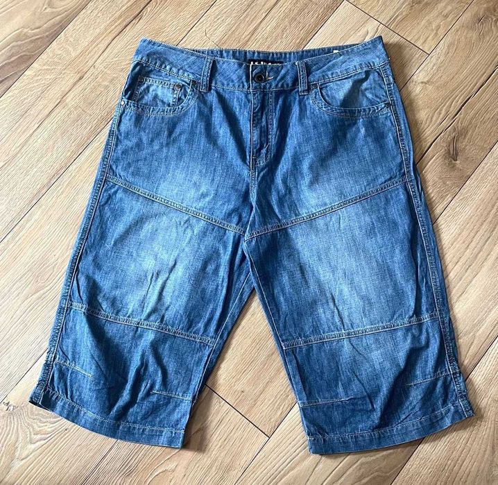 Spodnie męskie szorty dżins XL W36 nieb LS Jeans 35zł
