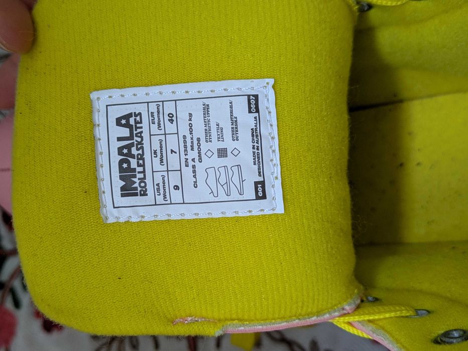 Patins em linha - Rosa - UK 7/US 9 | Roller Skates - Pink - UK 7/US 9