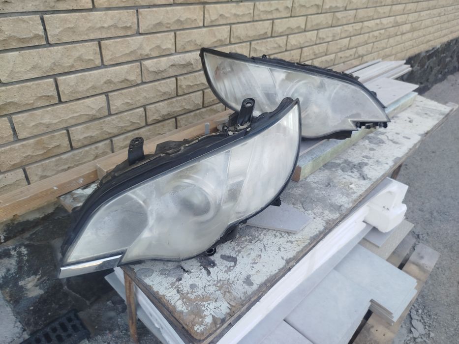 Фары передние Субару аутбек В13 рестайлинг