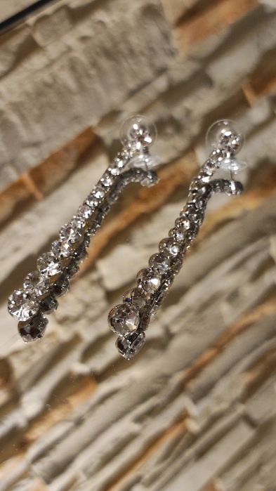 Kolczyki srebrne z cyrkoniami