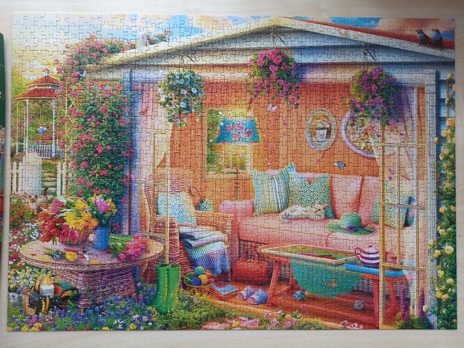 Puzzle 1000 Trefl Tea Time "Moje ulubione miejsce"
