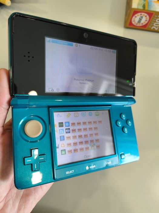 Nintendo 3DS Azul Metálico 32GB Homebrew