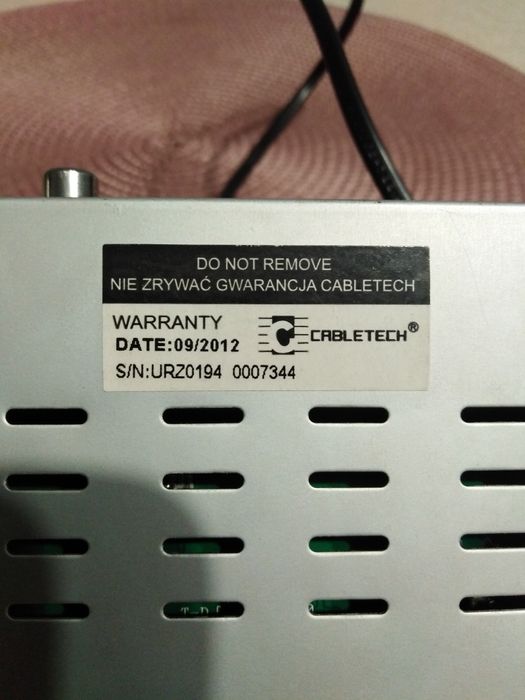 Dekoder Dvbt Cabletech.