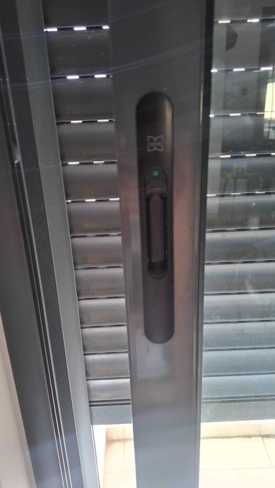 Janela Alumínio Cinza 1445x2000