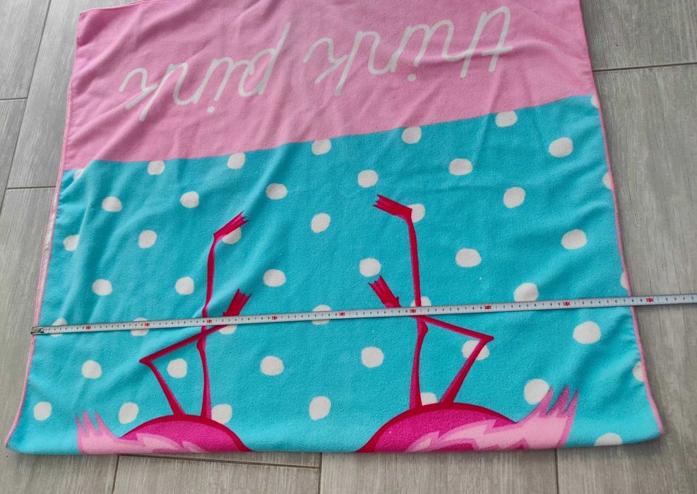 Ręcznik plażowy z flamingiem